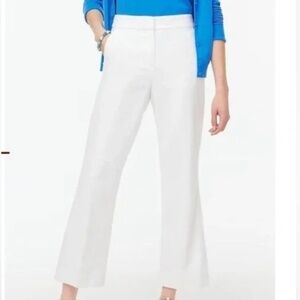 J. Crew Factory Kelsey Flare Pants- White - Size 4